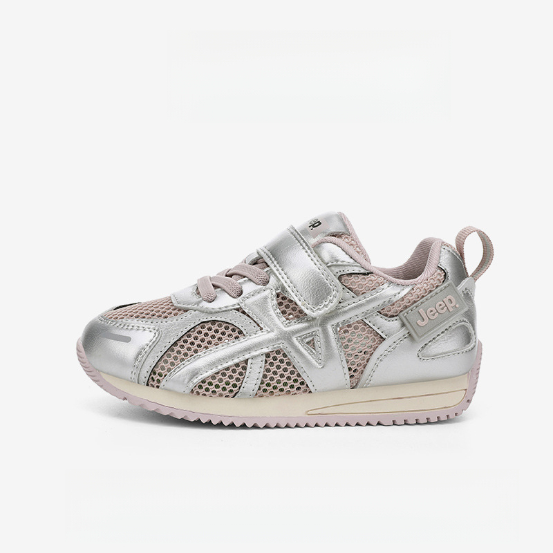 兒童春秋季透氣網面運動鞋