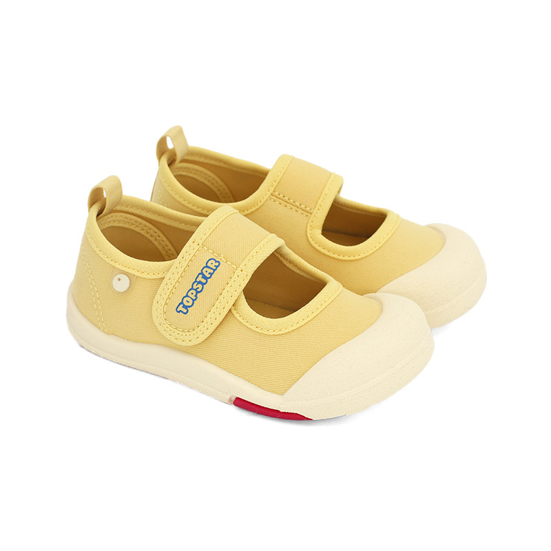 兒童春季大魔術貼軟底帆布鞋