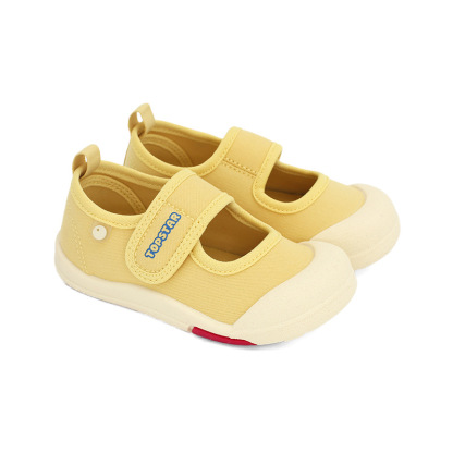 兒童春季大魔術貼軟底帆布鞋