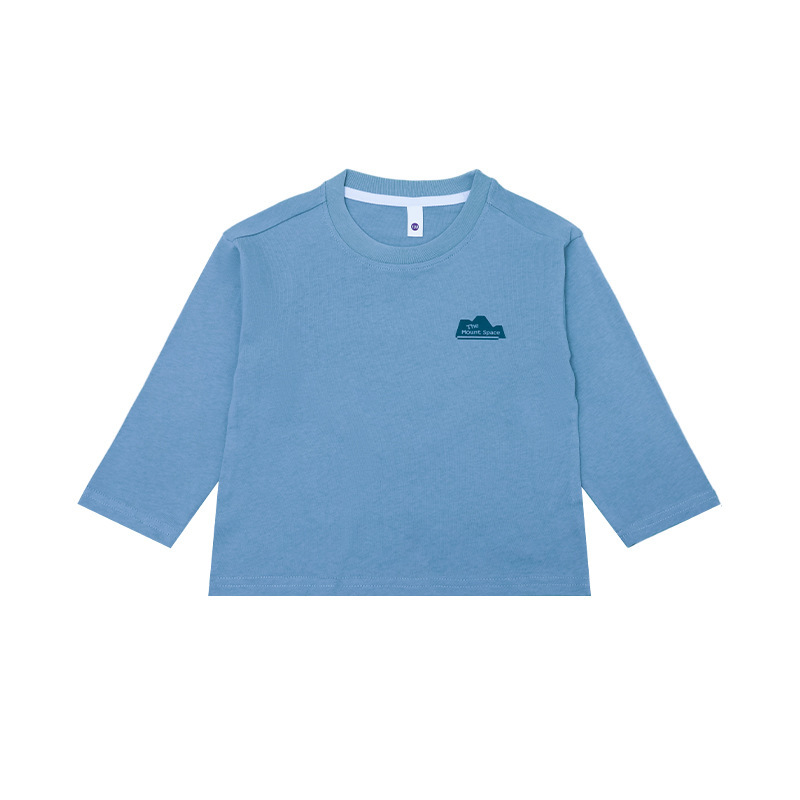 女童春季純棉圓領長袖柔軟打底衫T恤