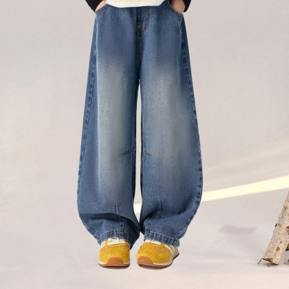 春秋款兒童長袖圓領上衣打底衫