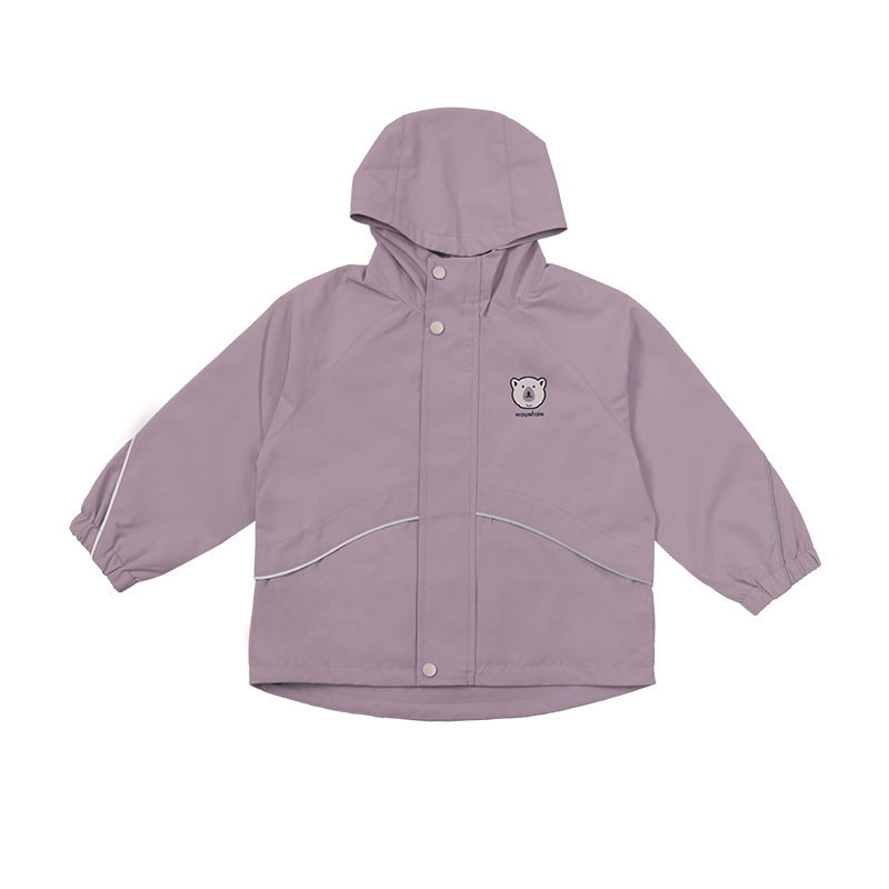 秋季兒童卡通小熊連帽外套