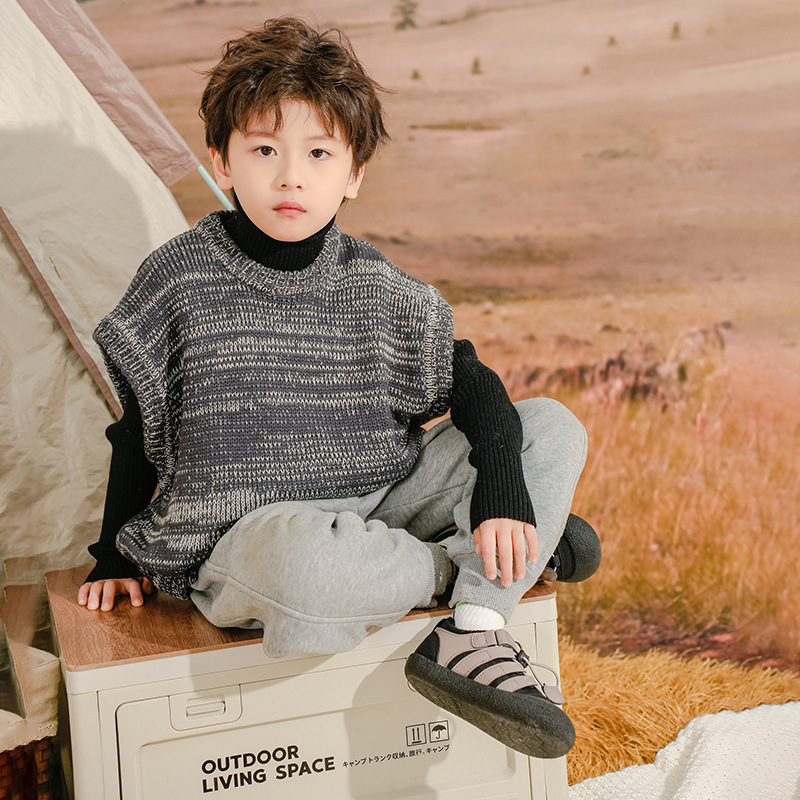 兒童運動鞋軟底戶外登山鞋