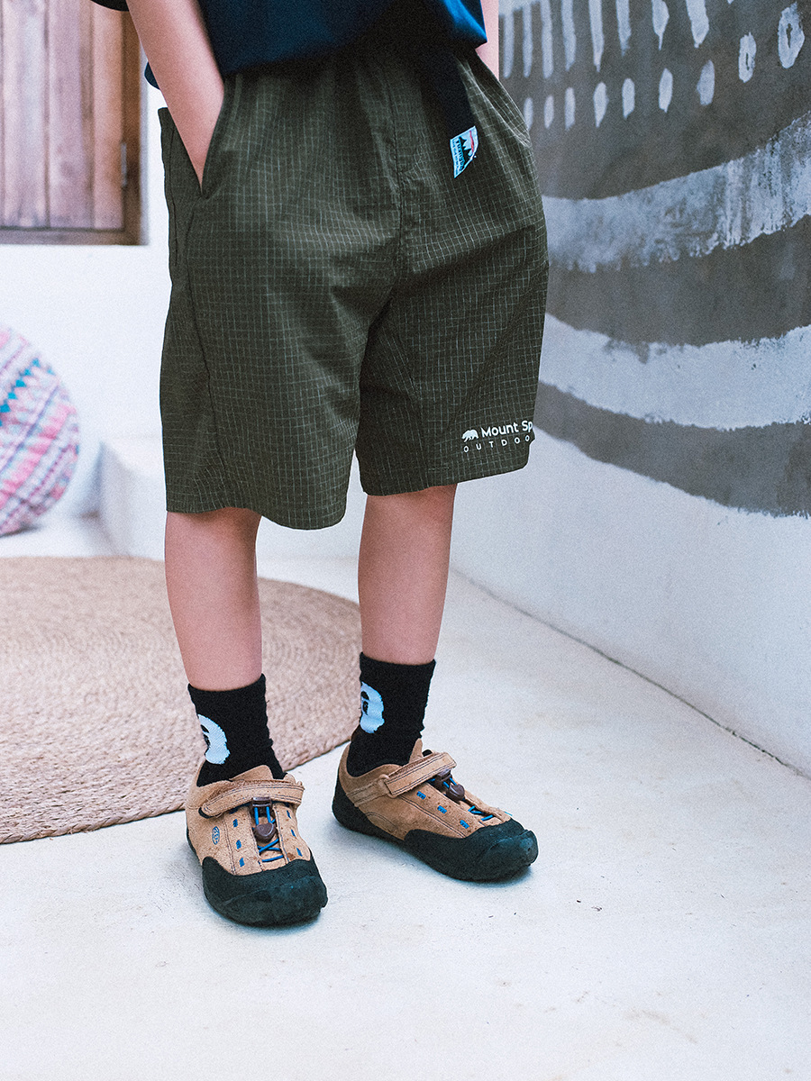 兒童山系輕戶外兒童速乾短褲