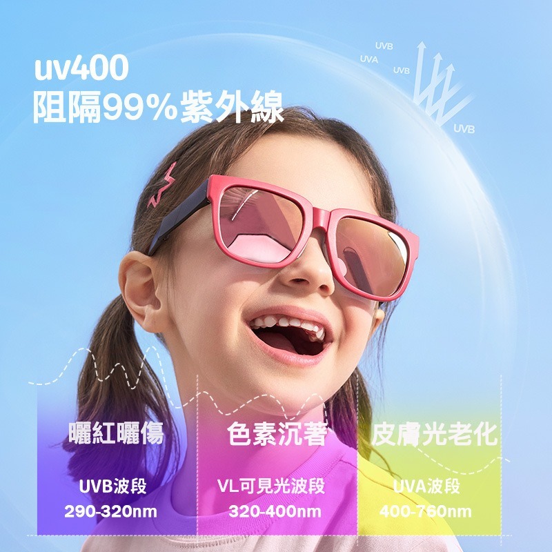 兒童太陽鏡彩膜反光墨鏡
