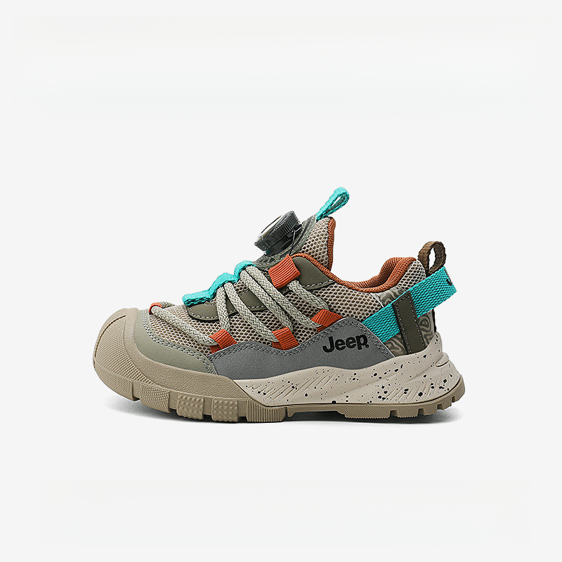 兒童秋季軟底防滑網面運動鞋