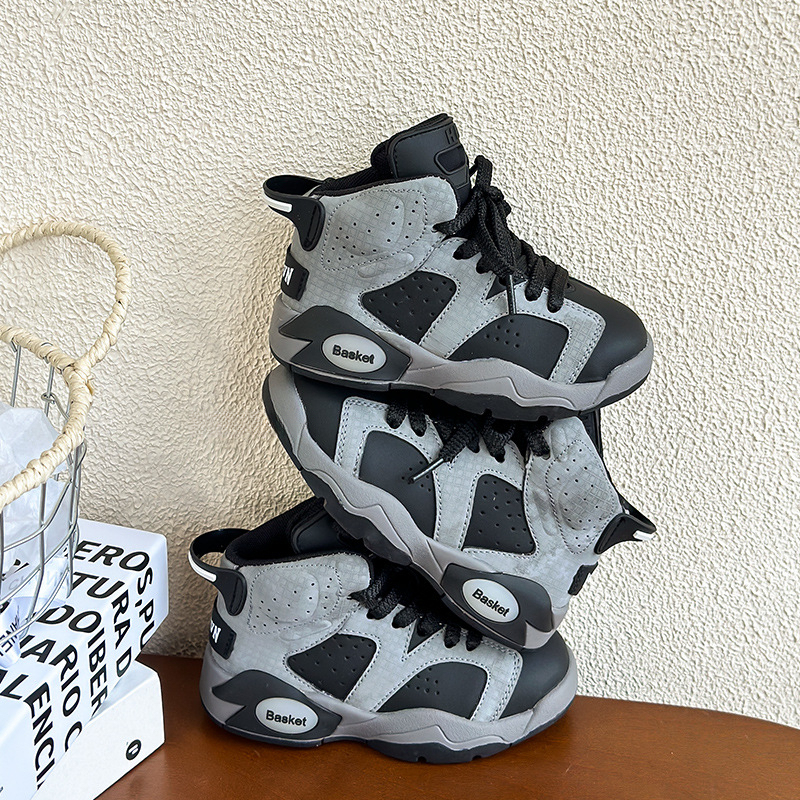 韓版兒童高幫運動鞋