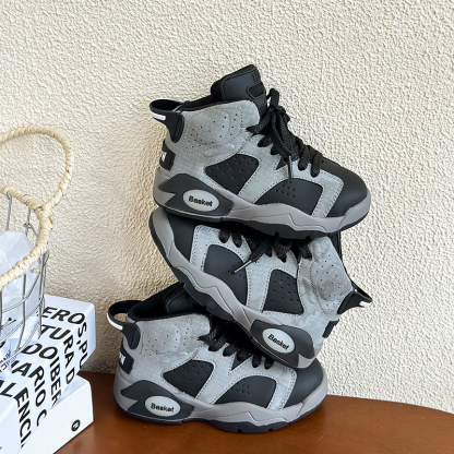 韓版兒童高幫運動鞋