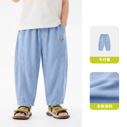 兒童夏季天絲軟牛仔