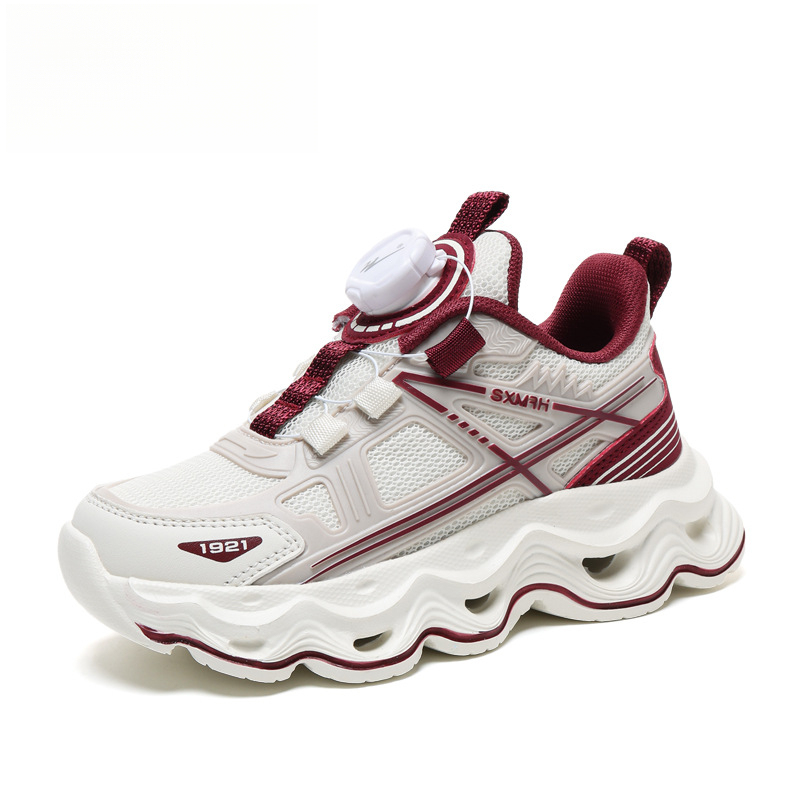 兒童新款雙網運動鞋