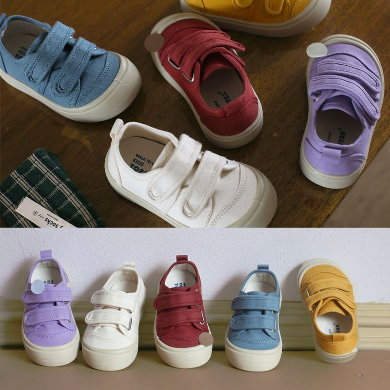 兒童百搭休閑帆布鞋春秋