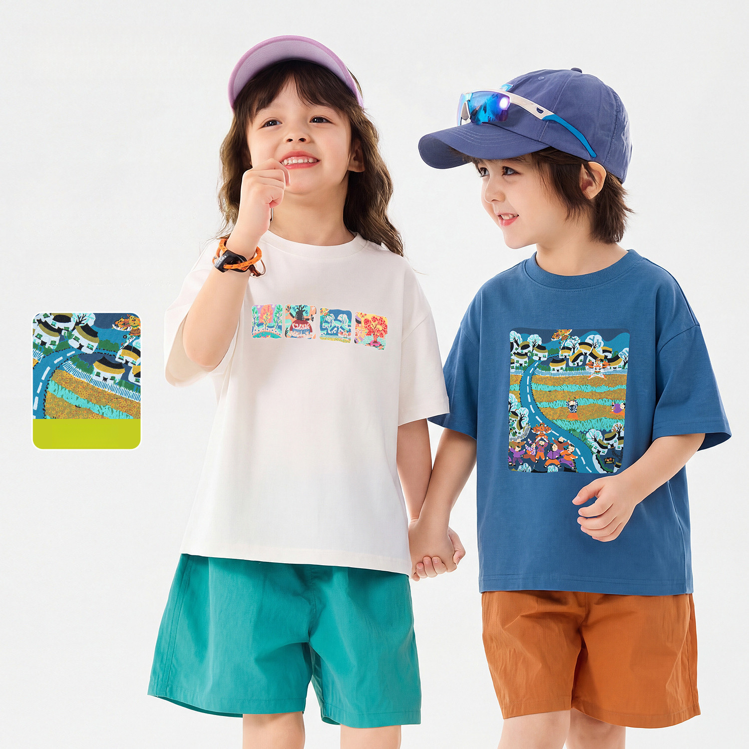 兒童鄉野童趣短袖T恤
