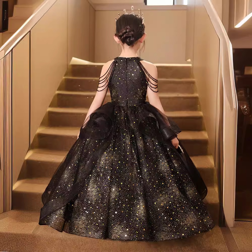 女童晚禮服閃耀演出服