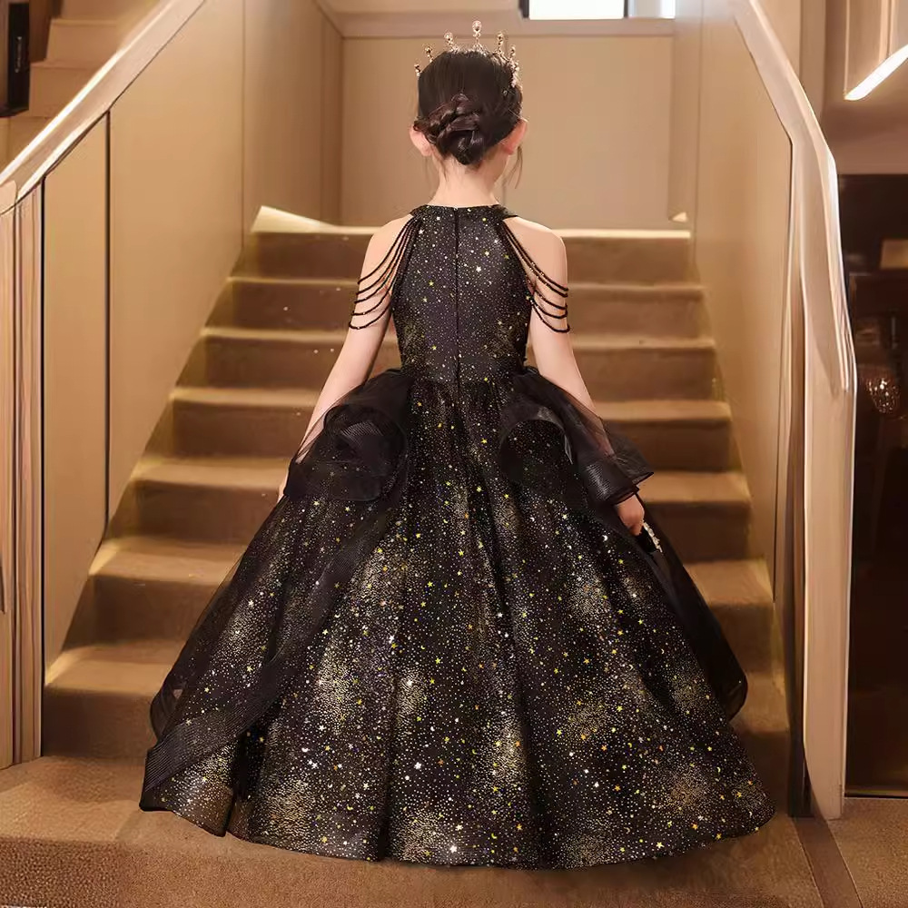 女童晚禮服閃耀演出服