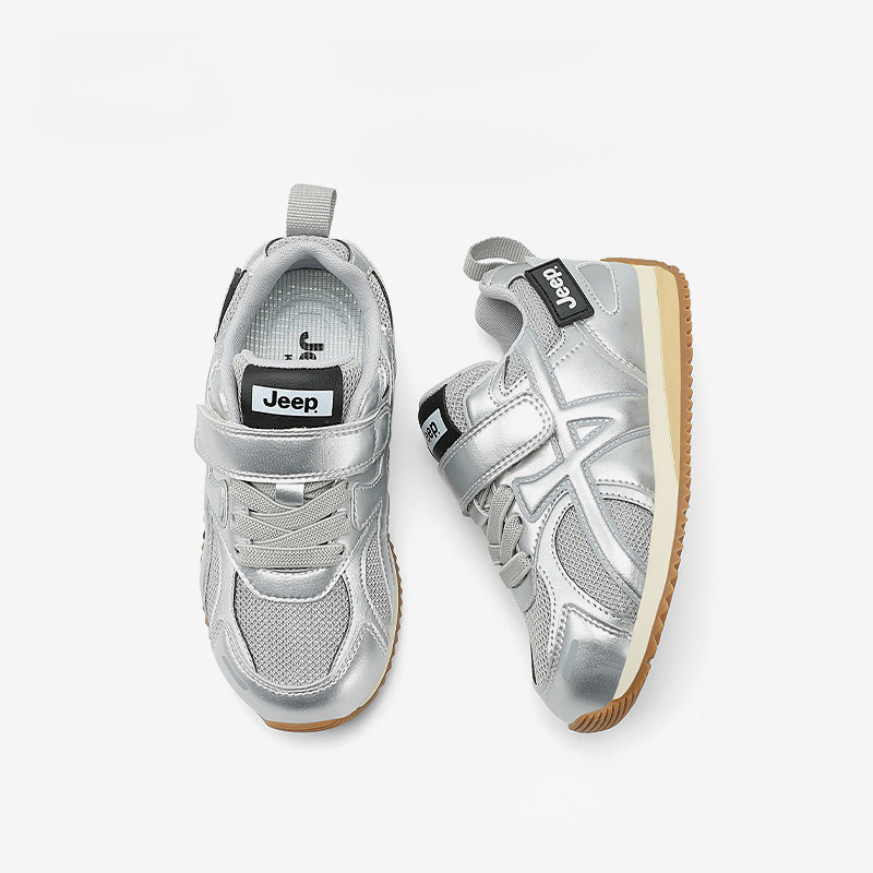 兒童春秋季透氣網面運動鞋