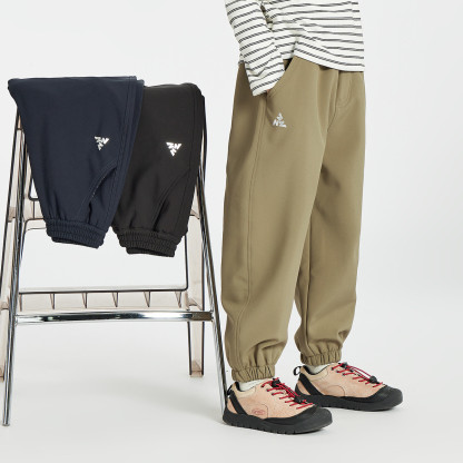 男童三防加絨軟殼滑雪褲