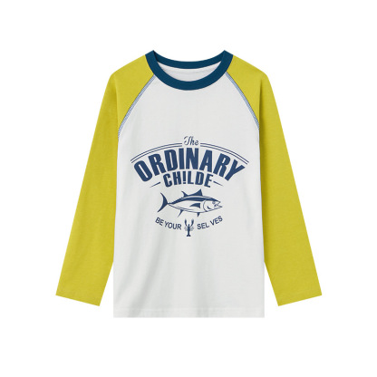 男童新款舒適親膚長袖