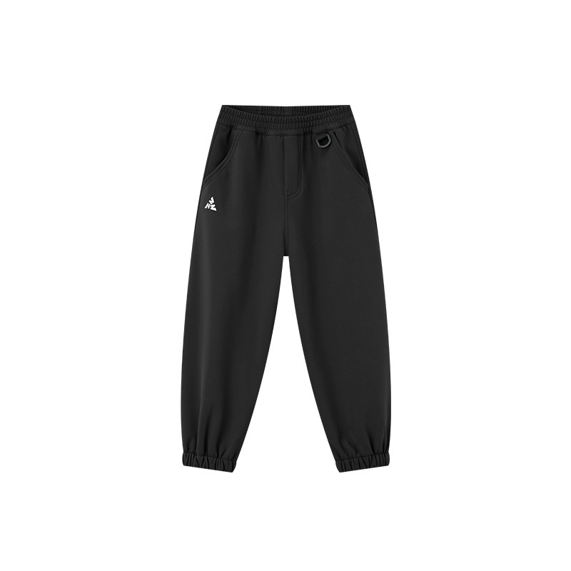 男童三防加絨軟殼滑雪褲