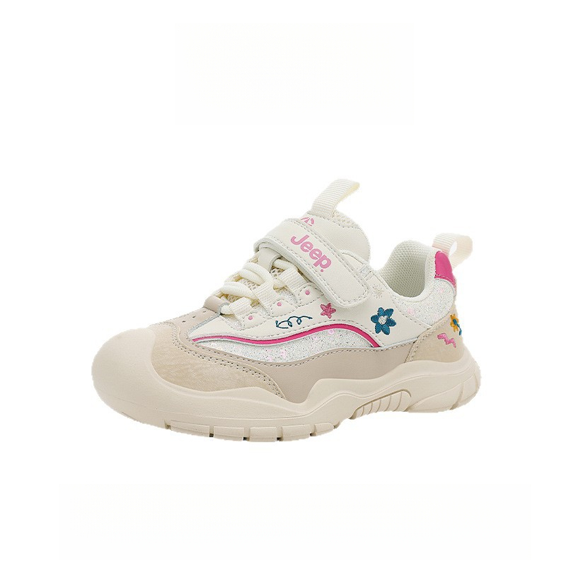 女童秋季防滑撞色運動鞋