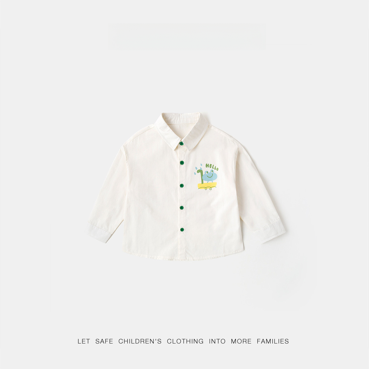 兒童純棉卡通襯衫