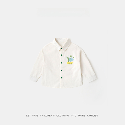 兒童純棉卡通襯衫