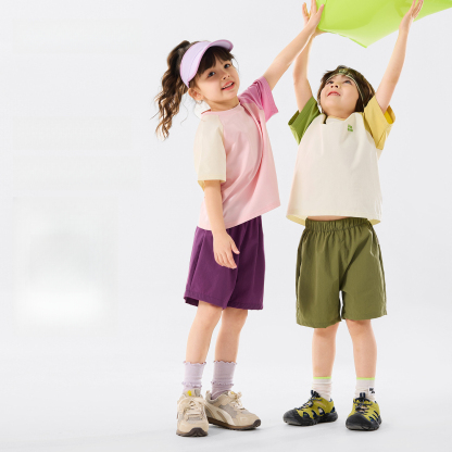 兒童夏季短袖短褲兩件套