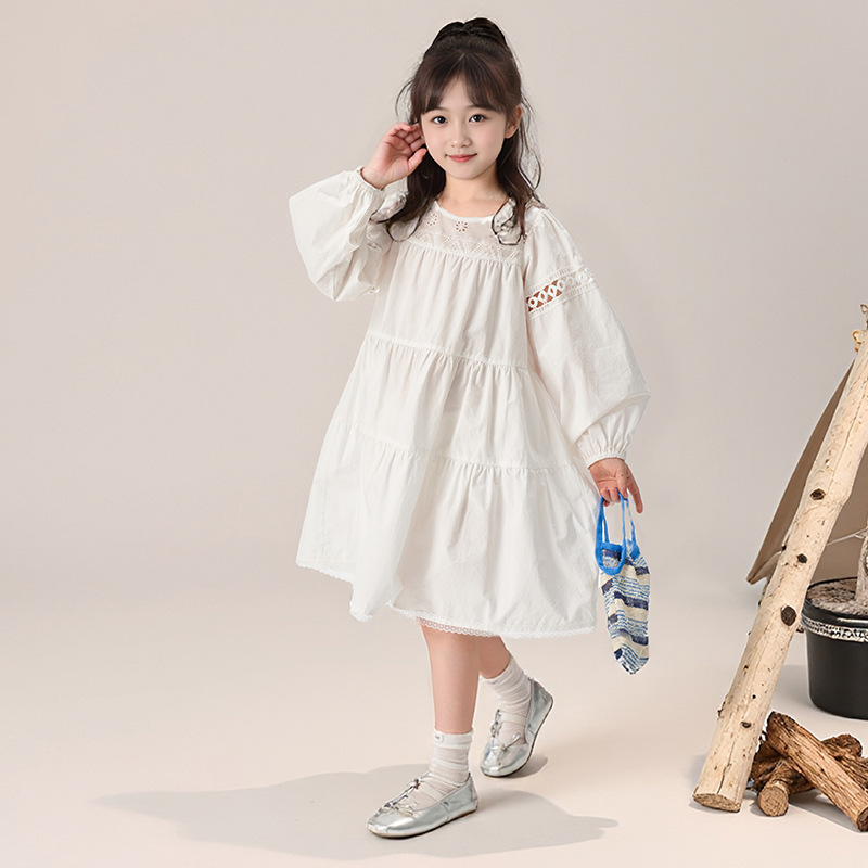 女童春季新款A字裙