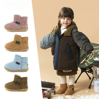 兒童冬季防潑水雪地靴