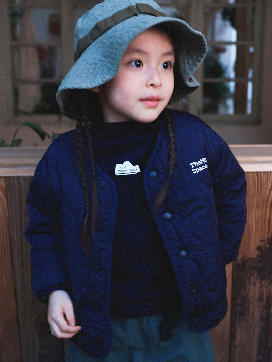 女童民族風加絨加厚奧粒絨雙面穿外套