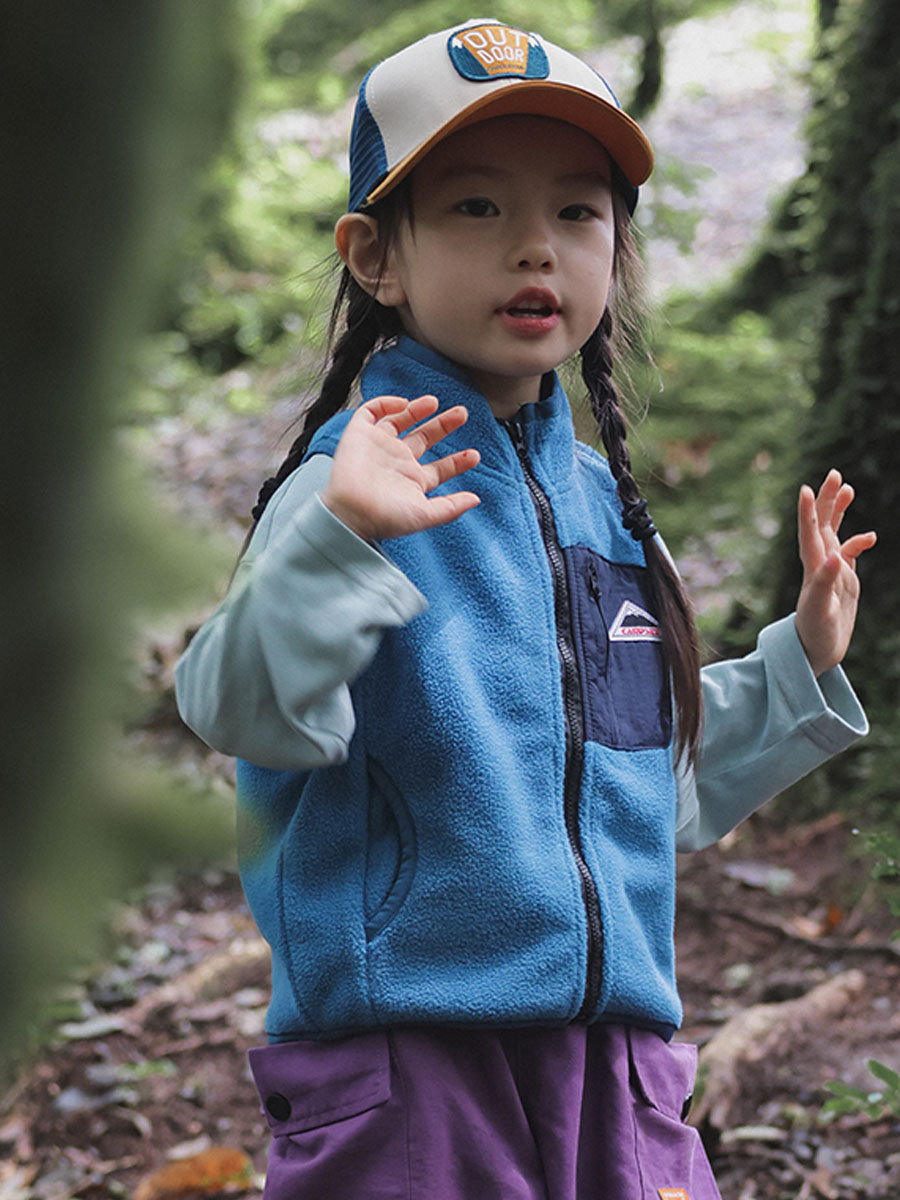 兒童搖粒絨馬甲