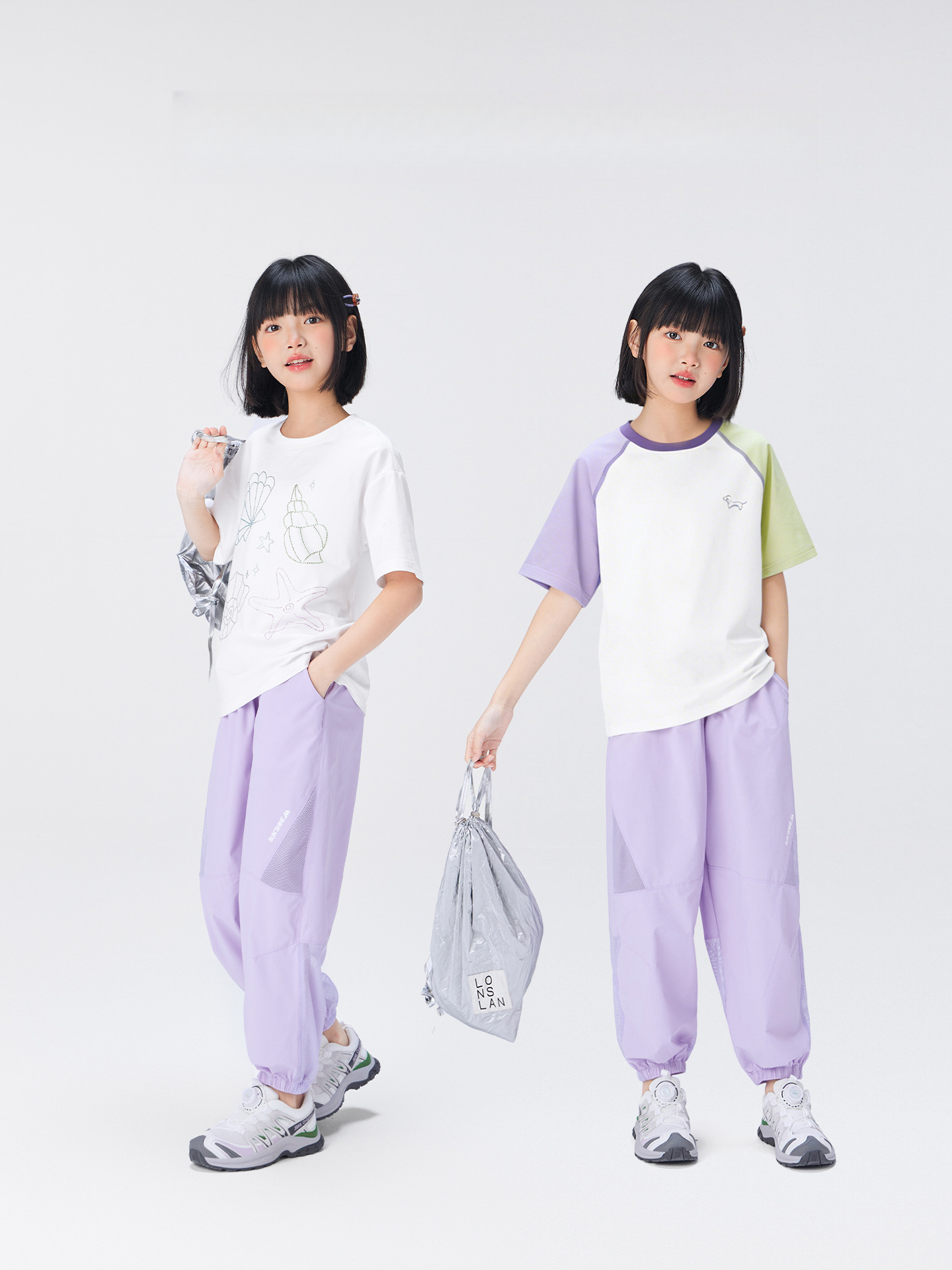 女童夏季風洞褲