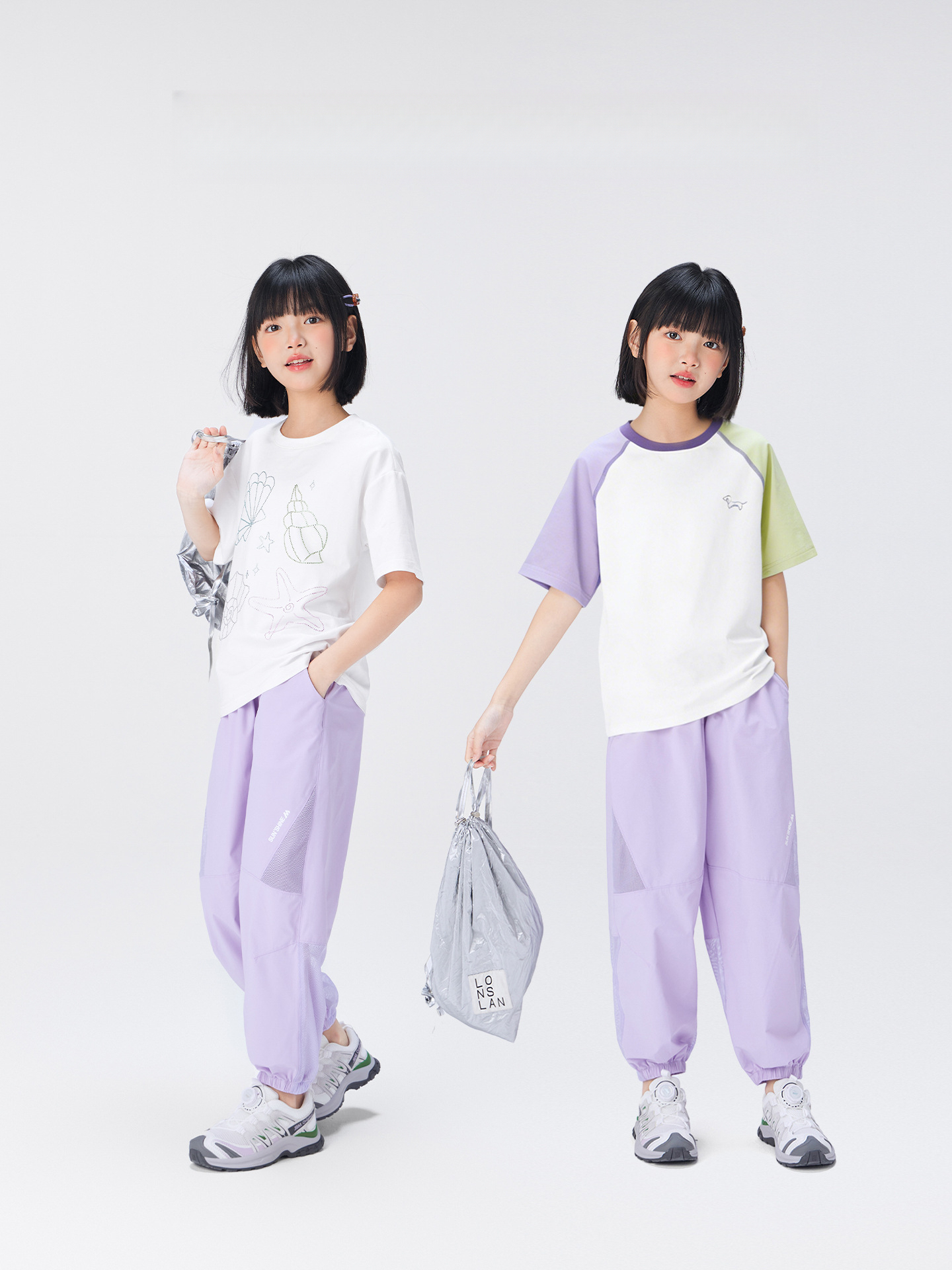 女童夏季風洞褲