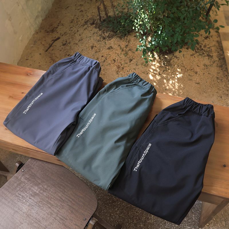 秋季男童戶外軟殼褲