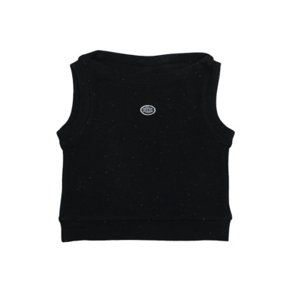 兒童休閒修身圓領背心無袖坎肩