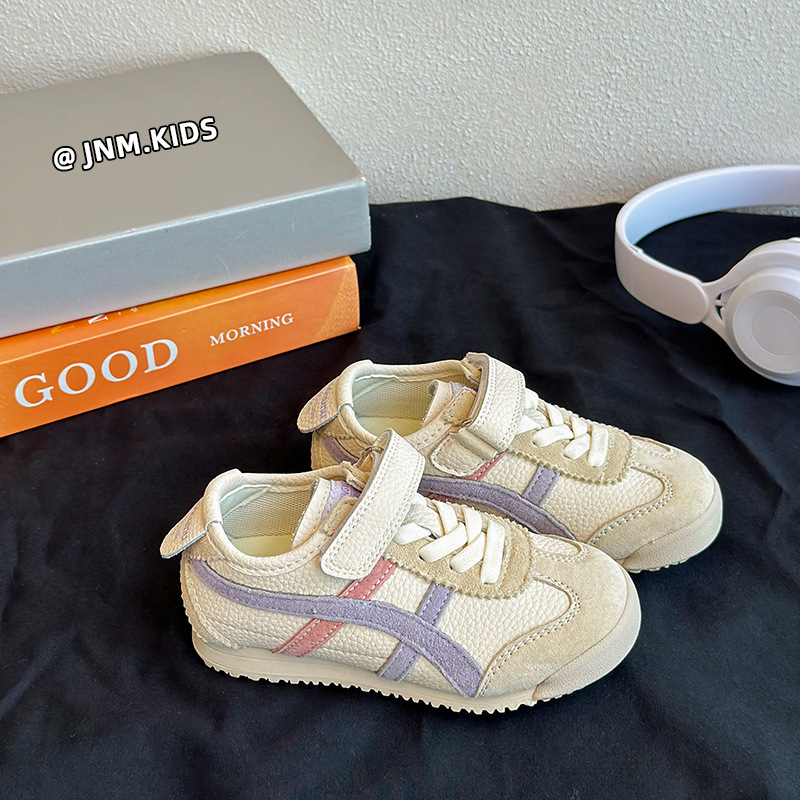 韓版兒童真皮春秋款休閒運動鞋