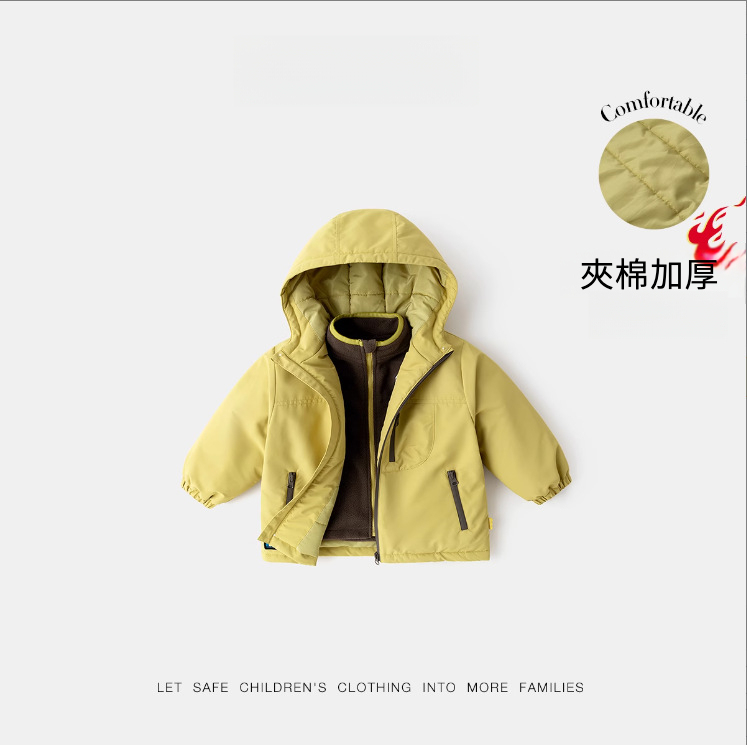 杜邦三防兒童春秋冬三穿外套