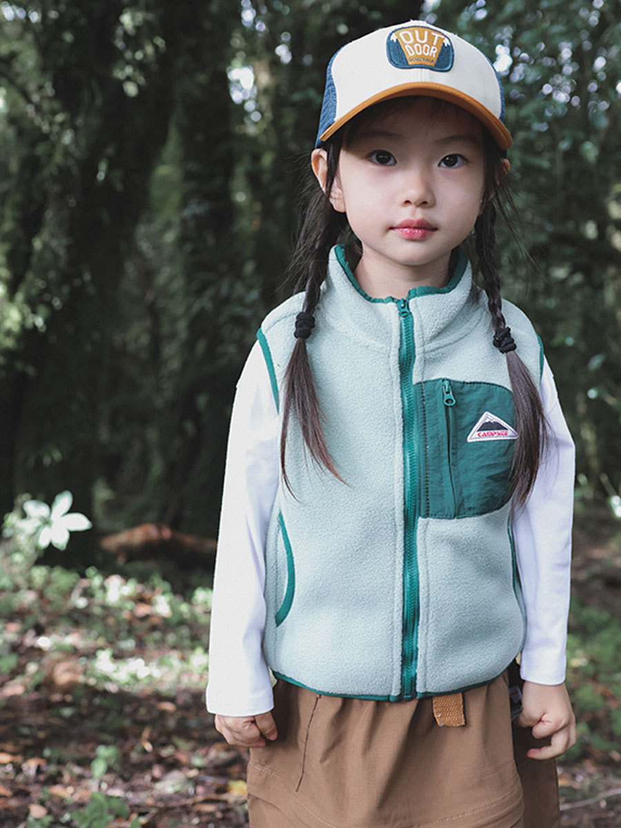 兒童搖粒絨馬甲