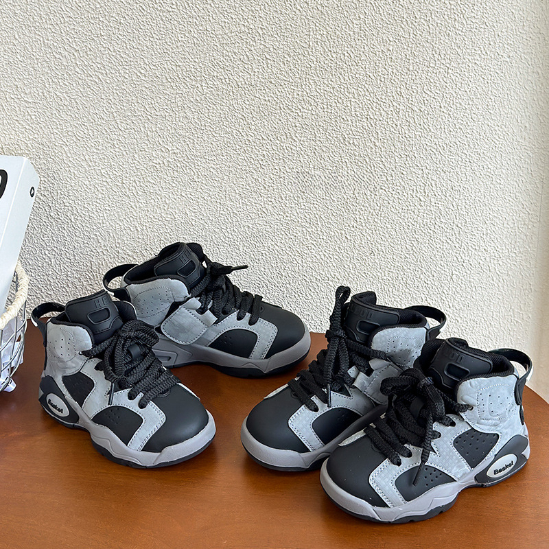 韓版兒童高幫運動鞋