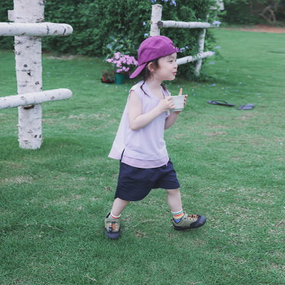 兒童吸濕排汗無袖速乾背心