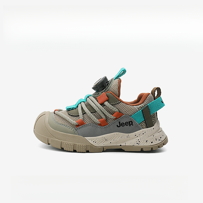 兒童秋季軟底防滑網面運動鞋