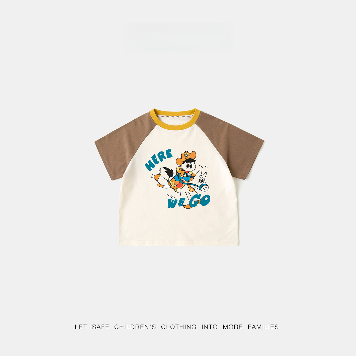 兒童卡通插件短袖