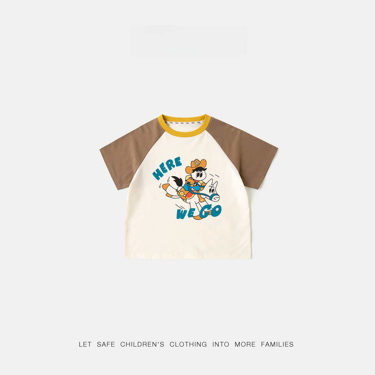 兒童卡通插件短袖