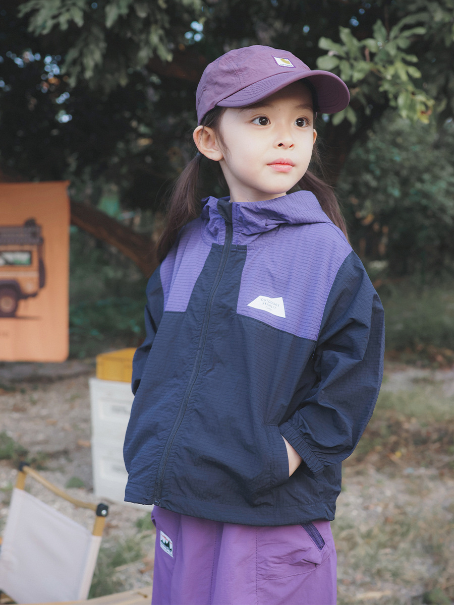 兒童衝鋒衣2025春季新款戶外軟殼外套防風防水