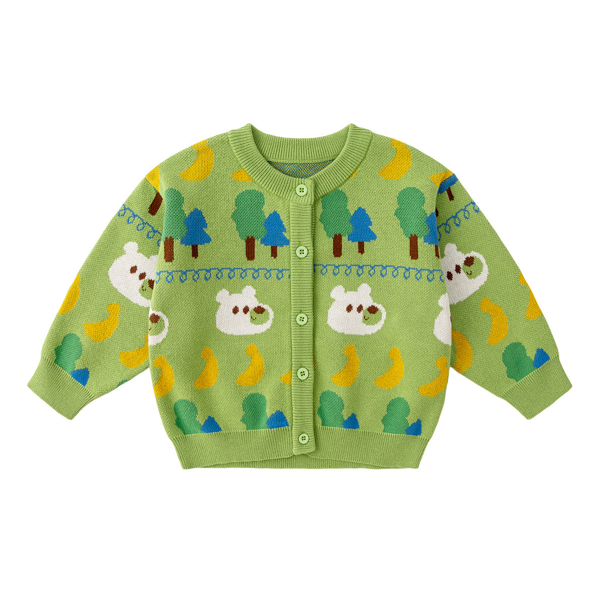 兒童春季針織開衫外套