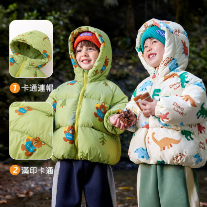 兒童冬季加厚保暖棉衣