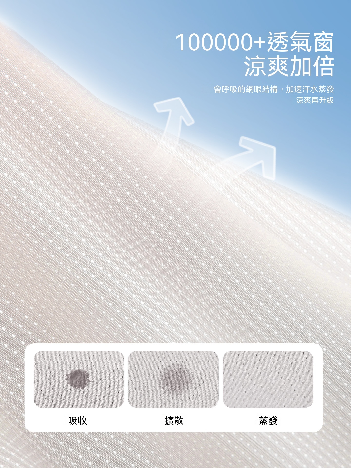男童原紗撞色速乾網眼運動球服
