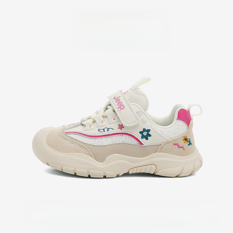 女童秋季防滑撞色運動鞋