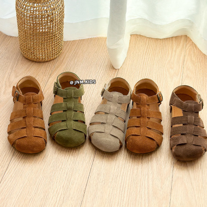 韓版兒童英倫豆豆鞋