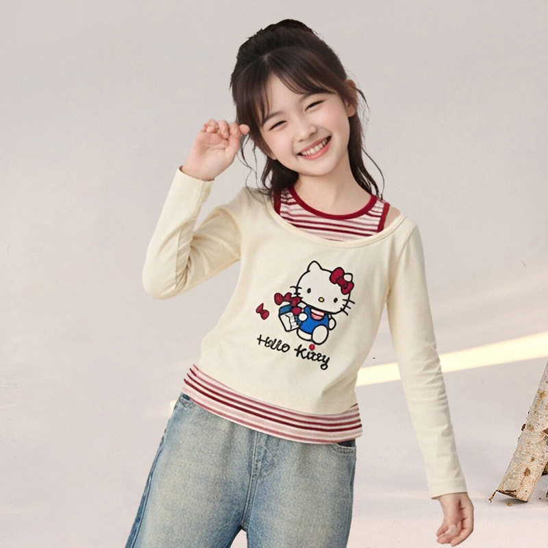 春季假兩件女童T恤