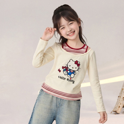 春季假兩件女童T恤